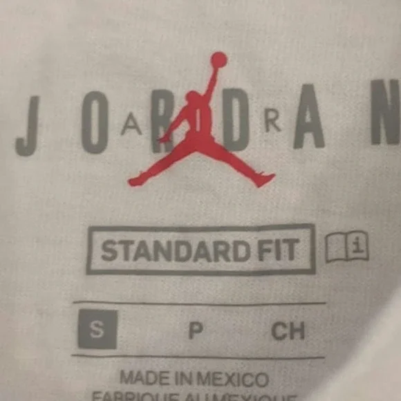 Jordan AJ1 Shoe Men's Crew Tshirt, Small - Picture 4 of 6
